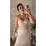 VESTIDO HELENA AREIA