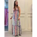 Vestido Maldivas Azul c/Coral