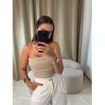 Ciganinha Canelada Cinza Claro