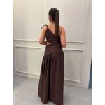 Vestido Veronica Marrom