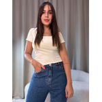 Blusa Manguinha Poliamida Off