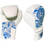  Luva muay thai/ Boxe Dragão Azul