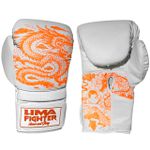 Luva muay thai/ Boxe Dragão Laranja