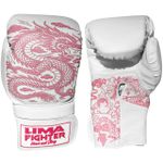  Luva muay thai/ Boxe Dragão Rosa