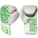  Luva muay thai/ Boxe Dragão Verde 