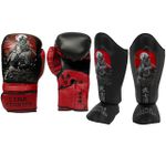 Caneleira Muay Thai e Luva de Boxe SAMURAY Copia