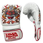  Luva muay thai/ Boxe Lima Fighter Máscara Samurai