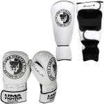 Caneleira Muay Thai e Luva de Boxe Pitt Bull Lima Fighter
