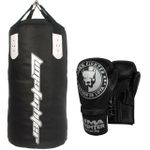 Saco de Pancada+Luva De Boxe E Muay Thai Lima Fighter