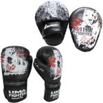 Luva de Foco + Luva De Boxe Para Treinos, Lima Fighter 3 cores