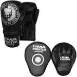 Manopla Foco + Luva De Boxe Para Treinos, Lima Fighter