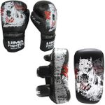 Aparador De Chute Thai Pad + Luva De Boxe Para Treinos, Lima Fighter 3 cores