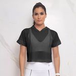 Cropped Capuz Amanda - Linhas & Cores Coleção Fitness