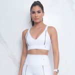 Top Angela - Linhas & Cores Coleção Fitness