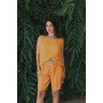 Conjunto Coraline Linho Italiano Laranja