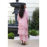 Vestido Naira Seda Italiana Rosa Chiclete