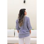 Conjunto Samira Linho Italiano Azul Marinho