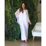 Conjunto Theodora Seda Italiana Branco