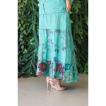 Conjunto Alessandra Linho Italiano Verde Menta