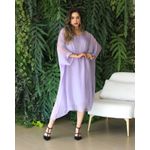 Kaftan Patrícia Seda Italiana Lilás