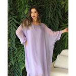 Kaftan Patrícia Seda Italiana Lilás