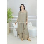 CONJUNTO AMOR PERFEITO CARAMELO SEDA ITALIANA 