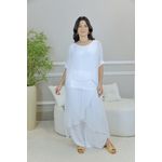 CONJUNTO AMOR PERFEITO BRANCO SEDA ITALIANA