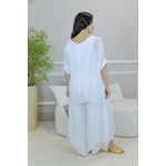 CONJUNTO AMOR PERFEITO BRANCO SEDA ITALIANA