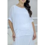 CONJUNTO AMOR PERFEITO BRANCO SEDA ITALIANA