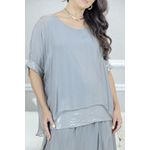 CONJUNTO AMOR PERFEITO FENDI SEDA ITALIANA 