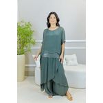 CONJUNTO AMOR PERFEITO MILITAR SEDA ITALIANA 