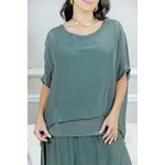 CONJUNTO AMOR PERFEITO MILITAR SEDA ITALIANA 