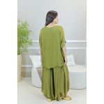 CONJUNTO AMOR PERFEITO PISTACHE SEDA ITALIANA 