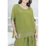 CONJUNTO AMOR PERFEITO PISTACHE SEDA ITALIANA 