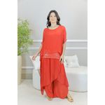 CONJUNTO AMOR PERFEITO VERMELHO SEDA ITALIANA 