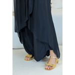 CONJUNTO AMOR PERFEITO PRETO SEDA ITALIANA 