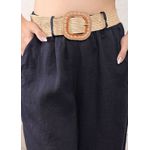 Vestido Melinda Linho Italiano Azul Jeans .