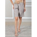Bermuda Alana Linho Italiano Fendi