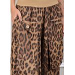 Calça Onça Linho Italiano Caramelo