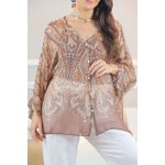 CAMISA CALENDUA MARROM