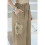 Conjunto Renata Linho Italiano Caramelo