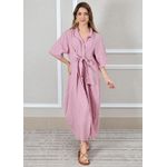 Chemise Sabrina Linho Italiano Rose