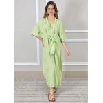 Chemise Sabrina Linho Italiano Verde Lima