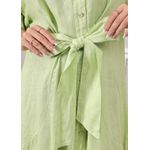 Chemise Sabrina Linho Italiano Verde Lima