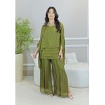 CONJUNTO ZINIA PISTACHE SEDA ITALIANA