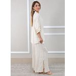Conjunto Eduarda Linho Italiano Off White 