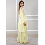 Conjunto Flora Linho Italiano Amarelo 
