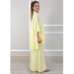 Conjunto Fatima Linho Italiano Amarelo