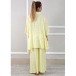 Conjunto Fatima Linho Italiano Amarelo