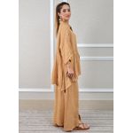 Conjunto Fatima Linho Italiano Caramelo